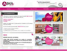 Tablet Screenshot of aima-gestion.com